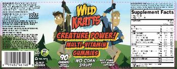 Whole Foods Market Wild Kratts Creature Power! Multi-vitamin Gummies - multivitamin multimineral supplement