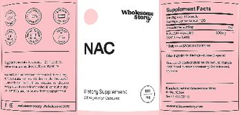 Wholesome Story NAC 600 mg - supplement