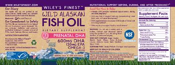 Wiley's Finest Prenatal DHA - supplement