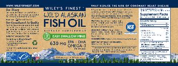 Wiley's Finest Wild Alaskan Fish Oil Easy Swallow Minis - supplement