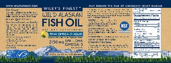 Wiley's Finest Wild Alaskan Fish Oil Peak Omega-3 Liquid - supplement