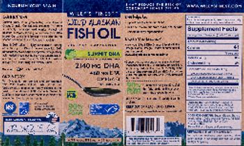 Wiley's Finest Wild Alaskan Fish Oil Summit DHA Natural Lime Flavor - supplement