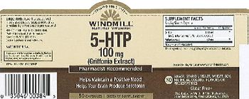 Windmill 5-HTP 100 mg (Griffonia Extract) - supplement