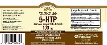 Windmill 5-HTP (Griffonia Simplicifolia Extract) 100 mg - supplement