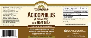 Windmill Acidophilus with Goats Milk - supplement