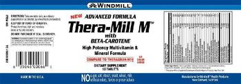Windmill Advanced Formula Thera-Mill M With Beta-Carotene - supplement