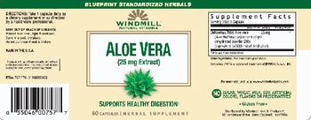 Windmill Aloe Vera (25 mg Extract) - herbal supplement
