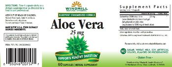 Windmill Aloe Vera 25 mg - herbal supplement
