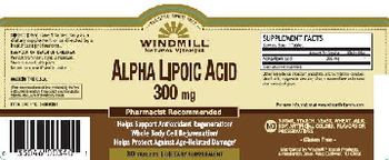 Windmill Alpha Lipoic Acid 300 mg - supplement