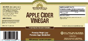 Windmill Apple Cider Vinegar - supplement