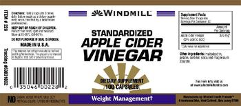 Windmill Apple Cider Vinegar - supplement