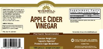 Windmill Apple Cider Vinegar - supplement