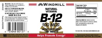 Windmill B-12 100 mcg - supplement