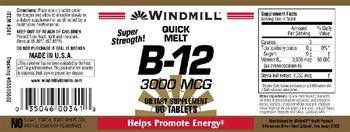 Windmill B-12 3000 mcg - supplement