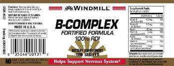 Windmill B-Complex - supplement