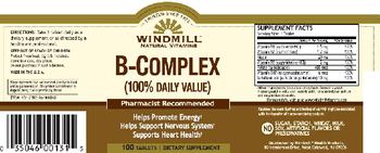 Windmill B-Complex - supplement