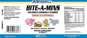 Windmill Bite-A-Mins Children's Chewable Vitamins - supplement