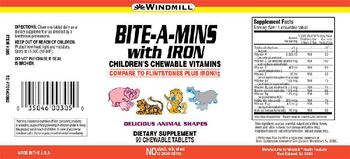 Windmill Bite-A-Mins With Iron Children's Chewable Vitamin - supplement