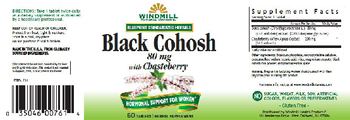 Windmill Black Cohosh 80 mg with Chasteberry - herbal supplement