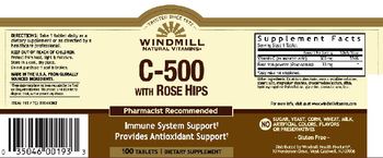 Windmill C-500 with Rose Hips - supplement