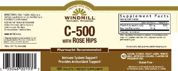 Windmill C-500 with Rose Hips - supplement