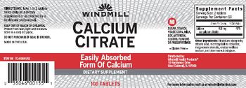 Windmill Calcium Citrate - supplement