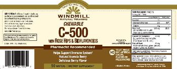 Windmill Chewable C-500 Delicious Berry Flavor - supplement
