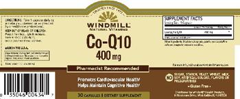 Windmill Co-Q10 400 mg - supplement