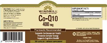 Windmill Co-Q10 400 mg - supplement