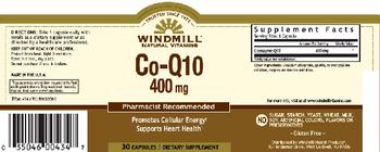 Windmill Co-Q10 400 mg - supplement