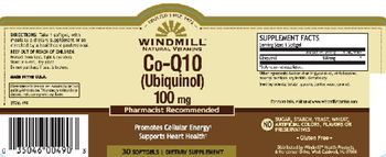 Windmill Co-Q10 (Ubiquinol) 100 mg - supplement