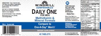 Windmill Comparables Daily One for Men - supplement