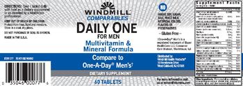 Windmill Comparables Daily One for Men - supplement