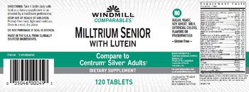 Windmill Comparables Milltrium Senior with Lutein - supplement
