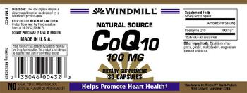 Windmill CoQ10 100 mg - supplement