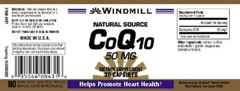 Windmill CoQ10 50 mg - supplement