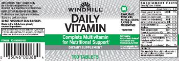 Windmill Daily Vitamin - supplement