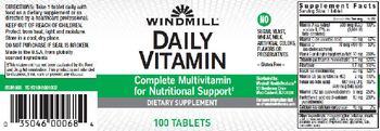 Windmill Daily Vitamin - supplement