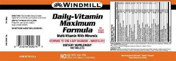 Windmill Daily-Vitamin Maximum Formula - supplement