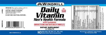 Windmill Daily Vitamin Men's Health Formula with Lycopene - supplement