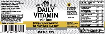 Windmill Daily Vitamin with Iron - supplement