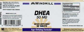 Windmill DHEA 50 mg - supplement