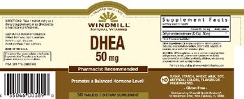 Windmill DHEA 50 mg - supplement