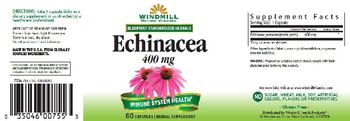 Windmill Echinacea 400 mg - herbal supplement