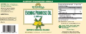 Windmill Evening Primrose Oil (1,000 mg) - herbal supplement