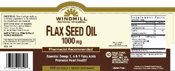 Windmill Flax Seed Oil 1000 mg - supplement
