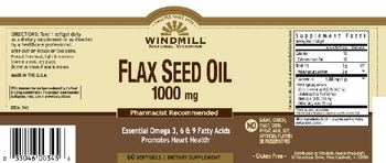 Windmill Flax Seed Oil 1000 mg - supplement