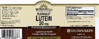 Windmill FloraGLO Lutein 20 mg - supplement