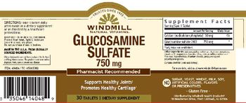 Windmill Glucosamine Sulfate 750 mg - supplement