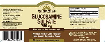 Windmill Glucosamine Sulfate 750 mg - supplement